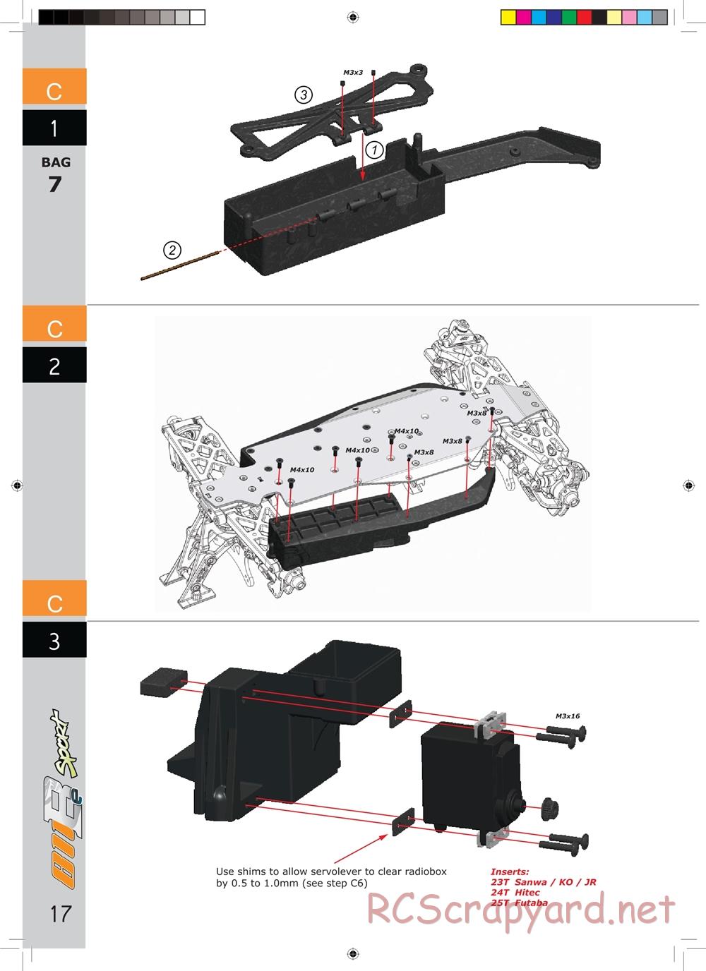 Serpent - Cobra 811 Be Sport - Manual - Page 17