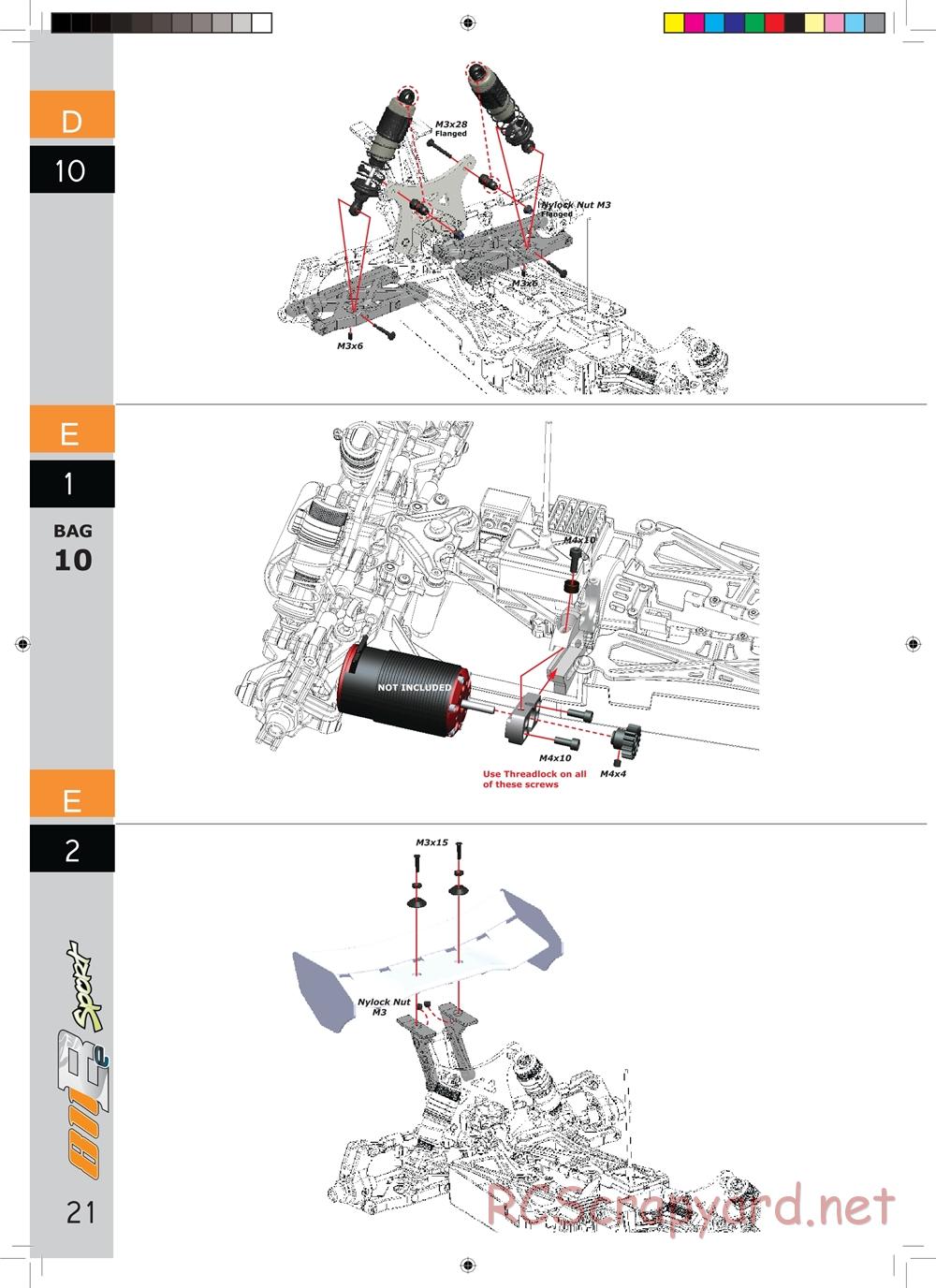 Serpent - Cobra 811 Be Sport - Manual - Page 21