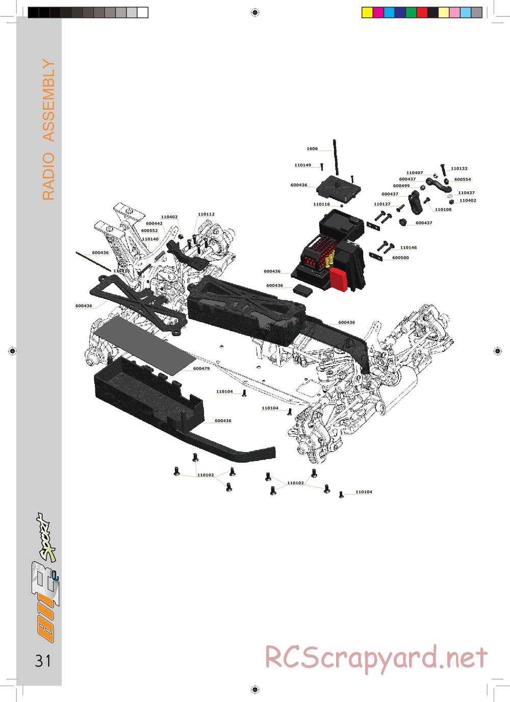 Serpent - Cobra 811 Be Sport - Manual - Page 31