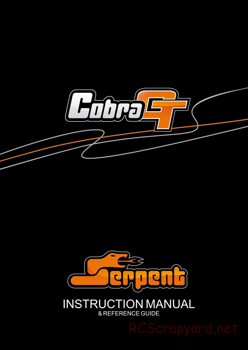 Serpent - Cobra GT - Manual - Page 1