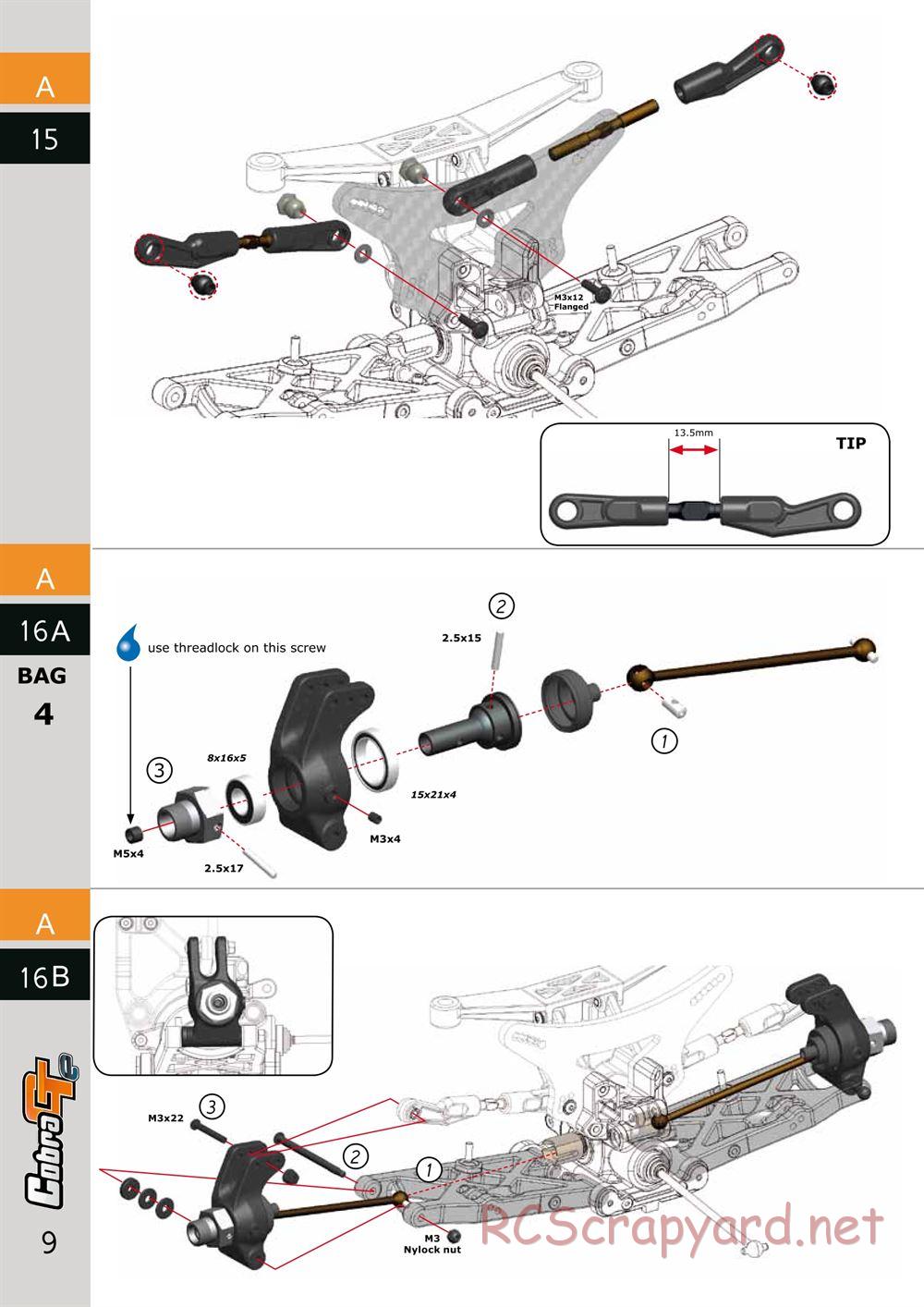 Serpent - Cobra GTe - Manual - Page 9