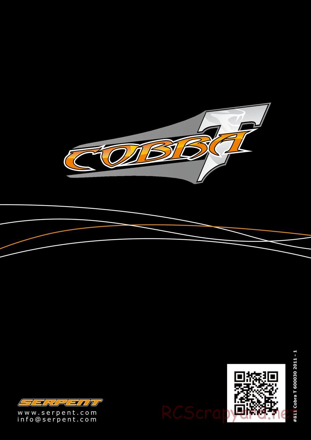 Serpent - Cobra T 811 - Manual - Page 36