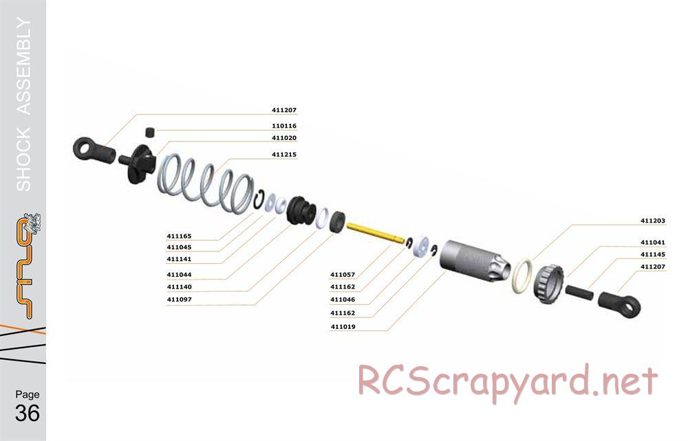 Serpent - S120 Link Tube - Manual - Page 36