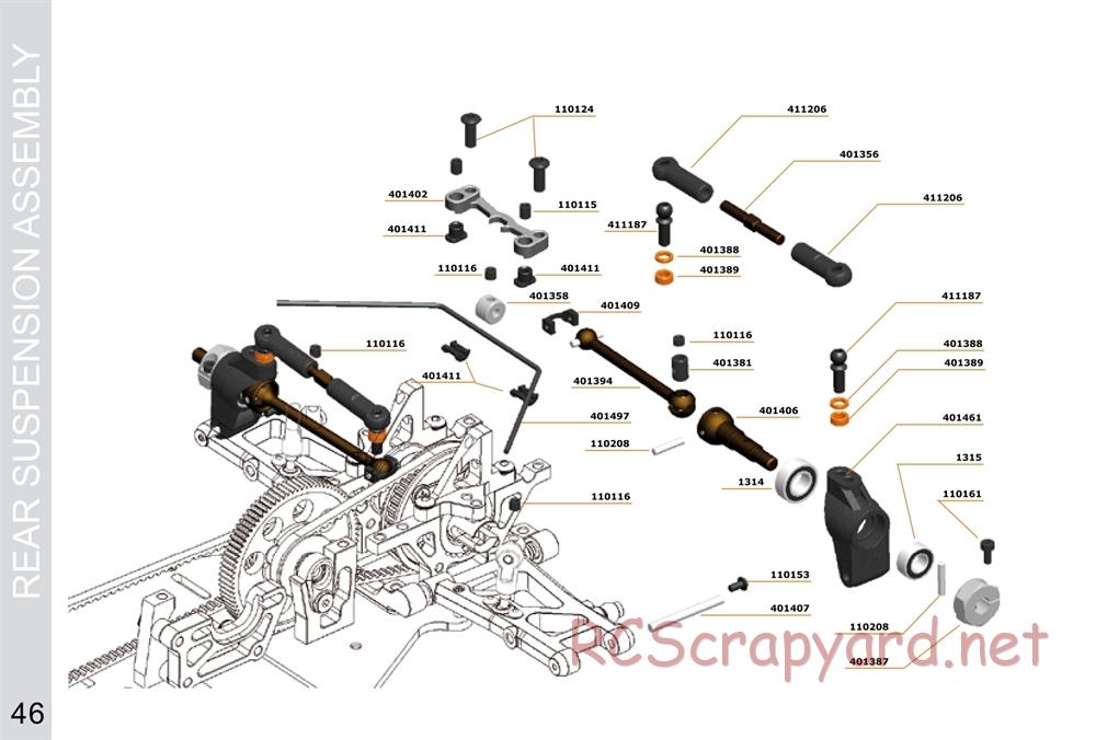 Serpent - S411 Eryx 2.0 - Manual - Page 46