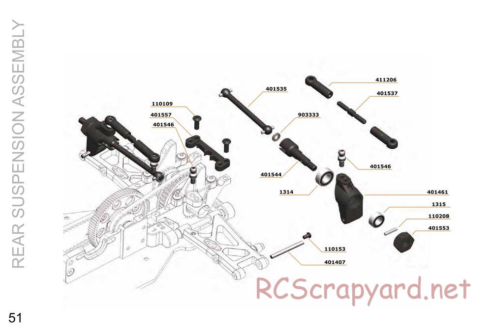 Serpent - S411 Sport - Manual - Page 51