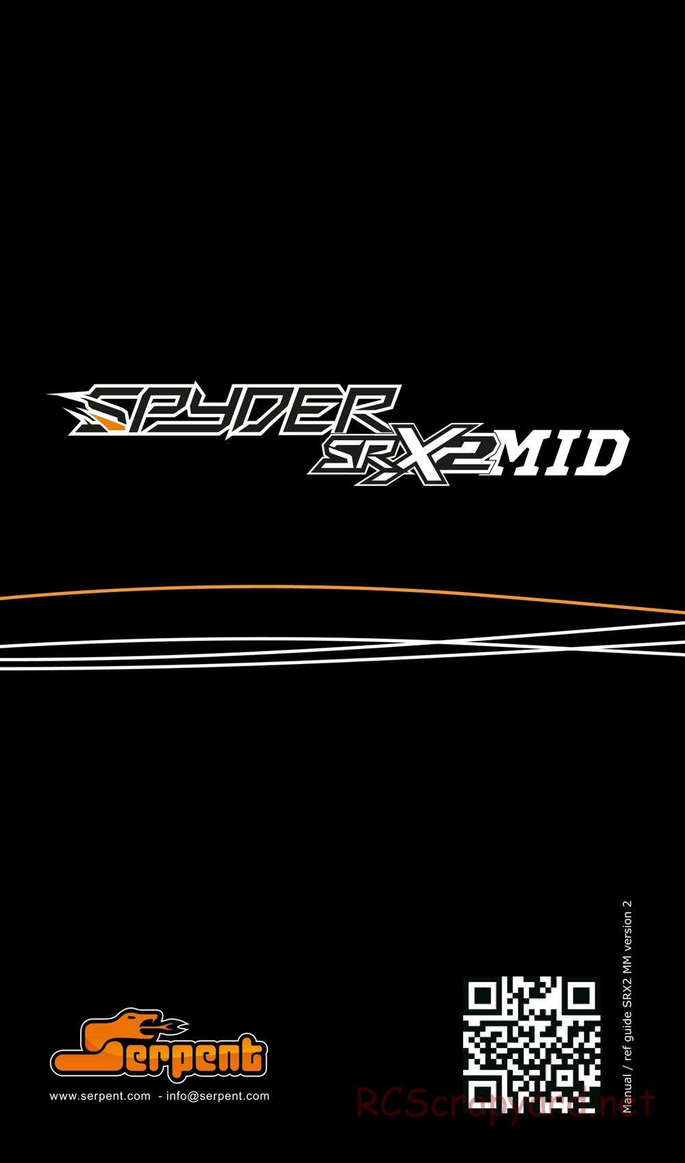 Serpent - Spyder SRX2 MM - Manual - Page 28