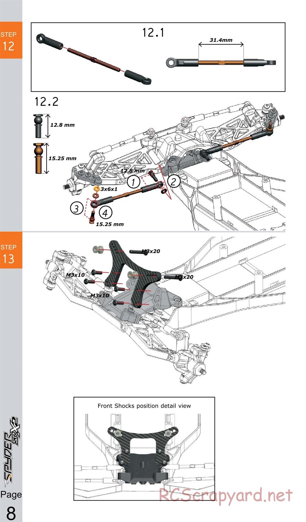 Serpent - Spyder SRX2 RM - Manual - Page 8