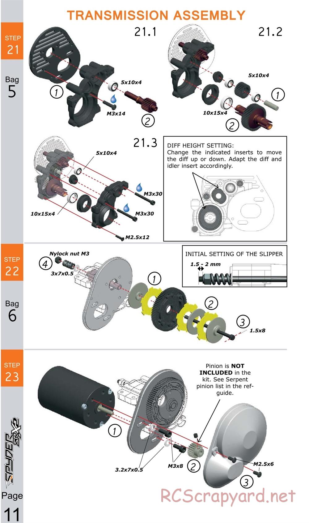 Serpent - Spyder SRX2 RM - Manual - Page 11