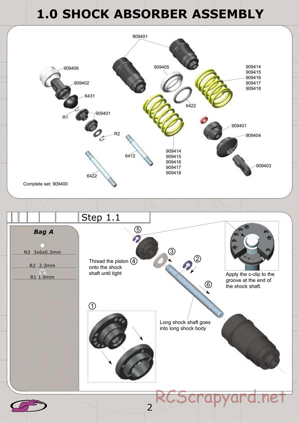 Serpent - Vector NT 2002 - Manual - Page 1