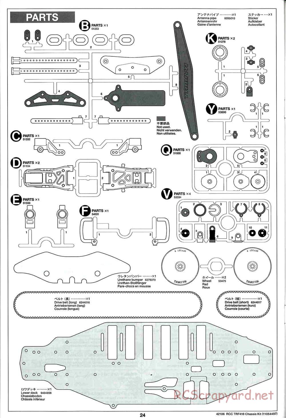 Tamiya - TRF416 Chassis - Manual - Page 24