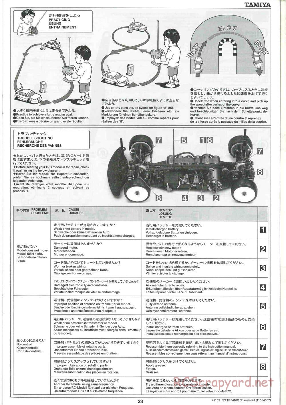 Tamiya - TRF416X Chassis - Manual - Page 23