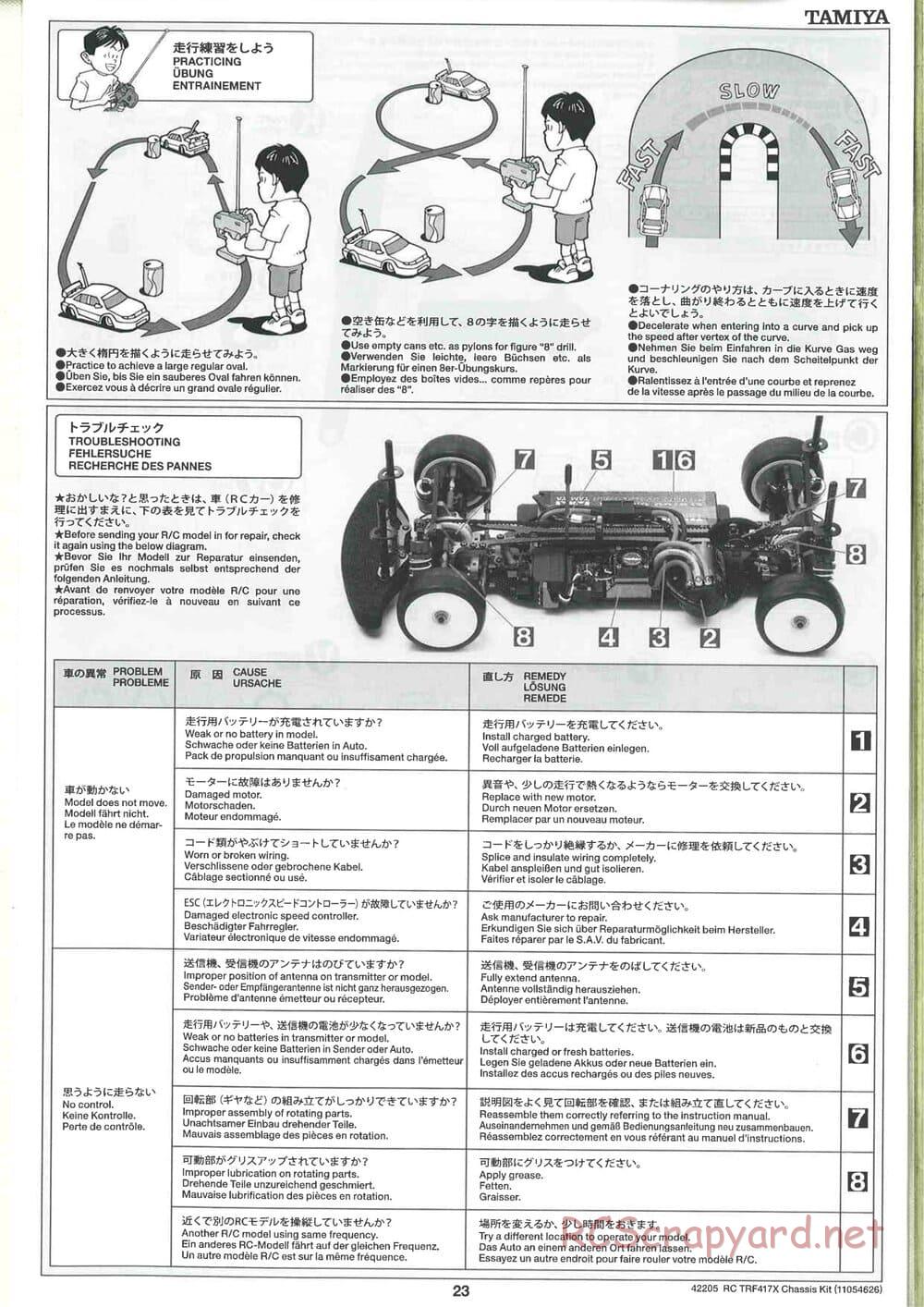 Tamiya - TRF417X Chassis - Manual - Page 23