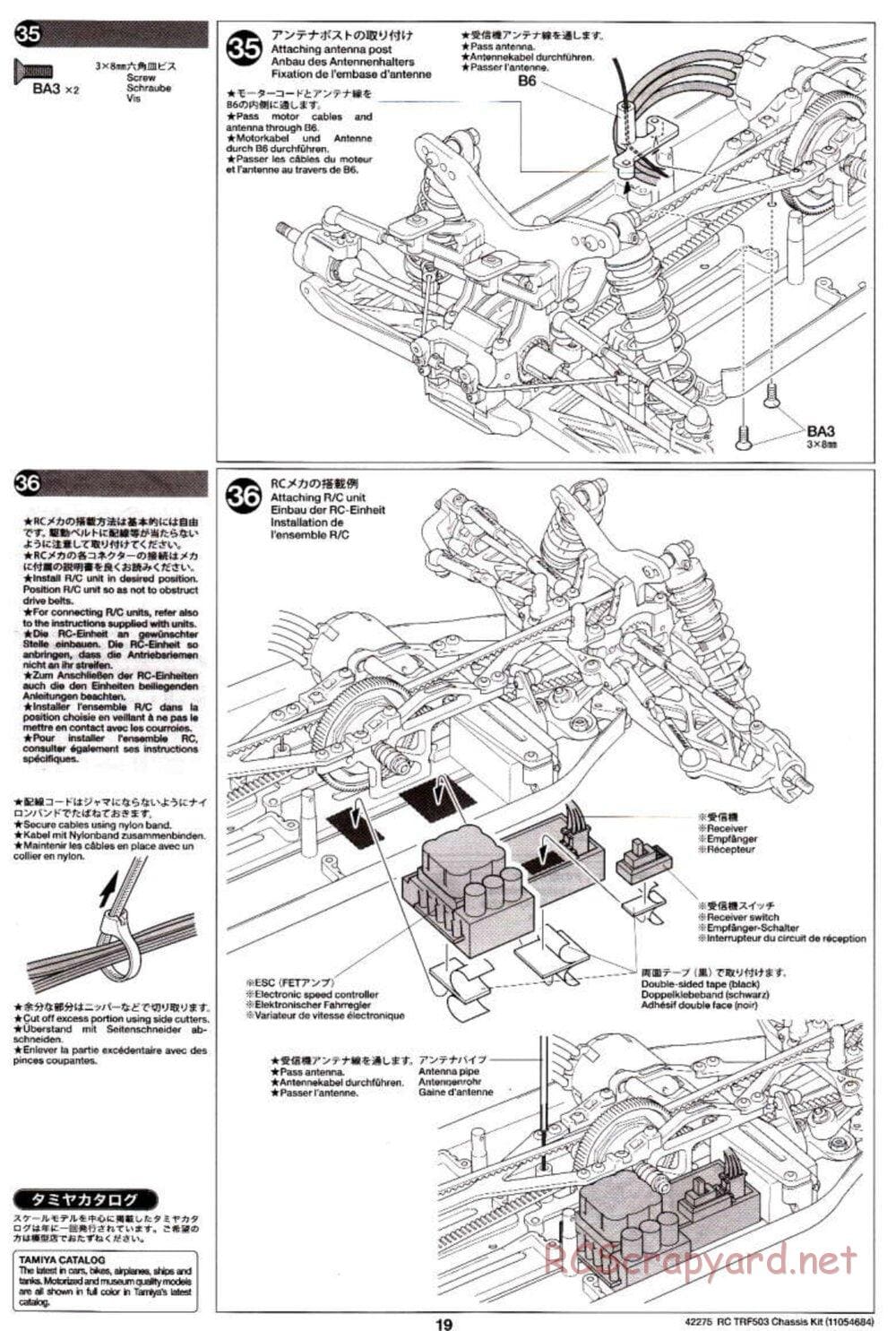 Tamiya - TRF503 Chassis - Manual - Page 19
