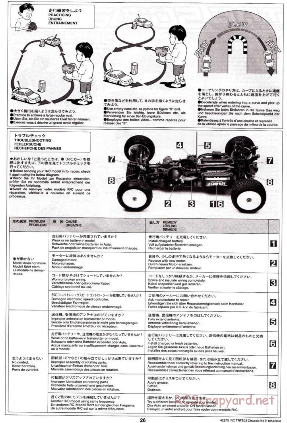 Tamiya - TRF503 Chassis - Manual - Page 26