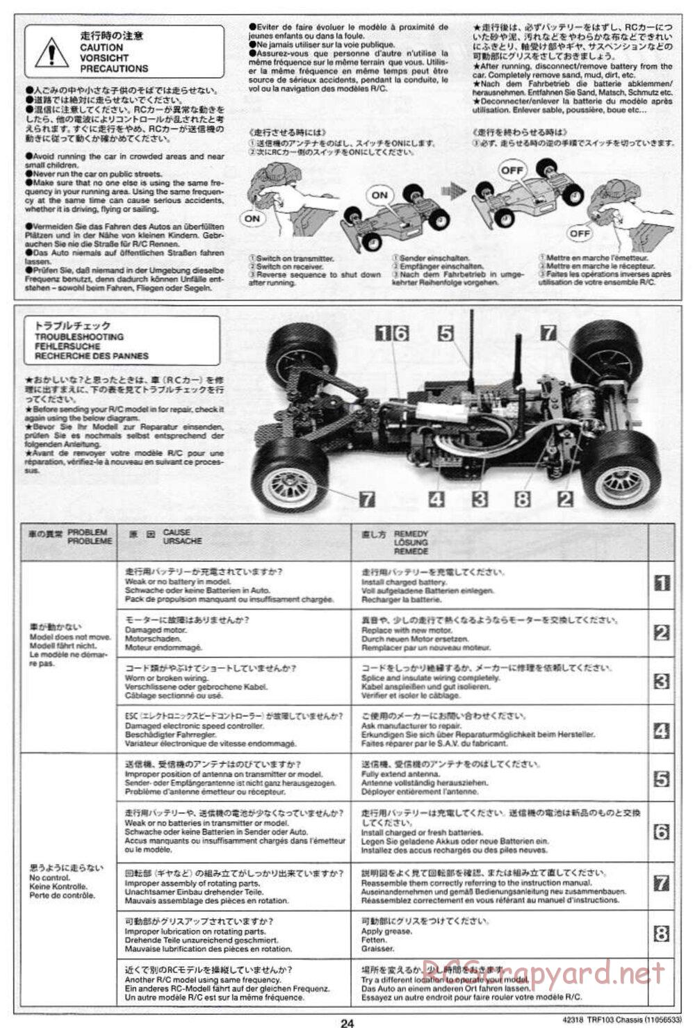 Tamiya - TRF103 Chassis - Manual - Page 24