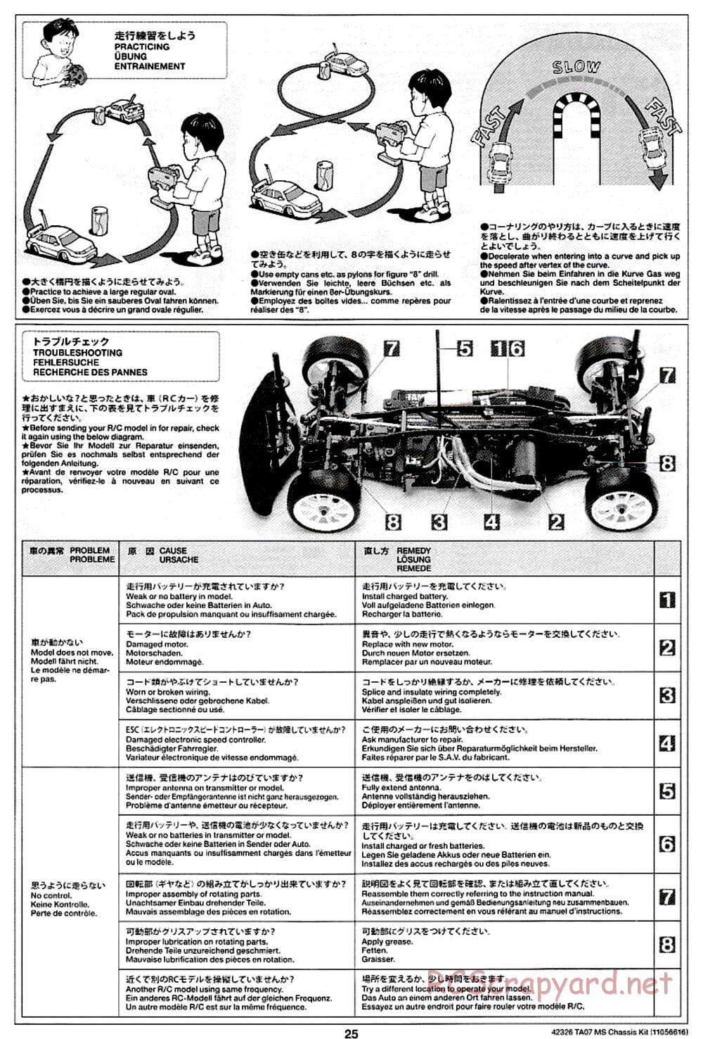 Tamiya - TA07 MS Chassis - Manual - Page 25