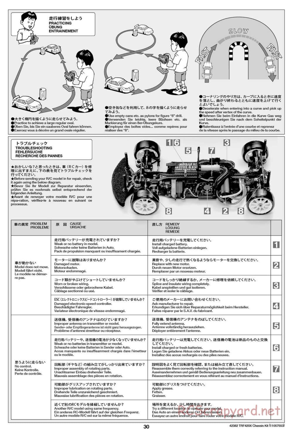 Tamiya - TRF420X Chassis - Manual - Page 30
