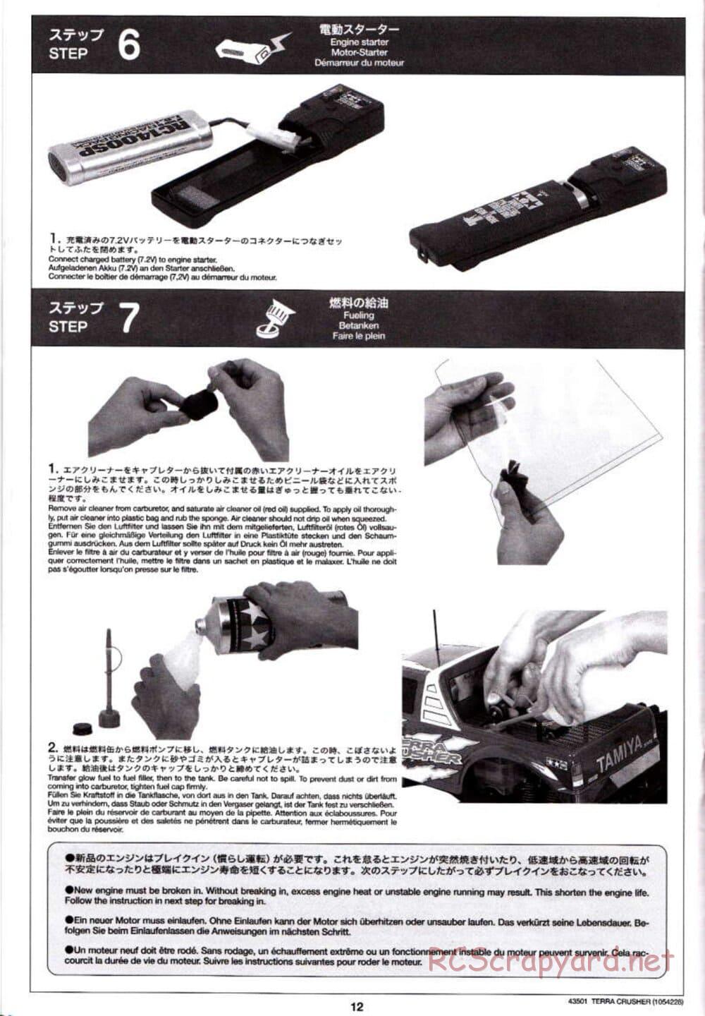 Tamiya - Terra Crusher - TGM-02 Chassis - Manual - Page 12