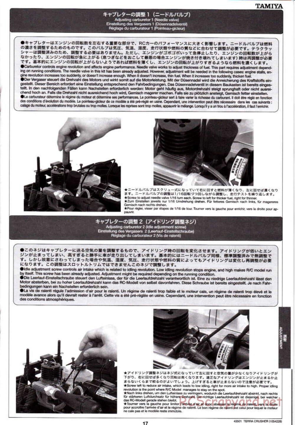 Tamiya - Terra Crusher - TGM-02 Chassis - Manual - Page 17