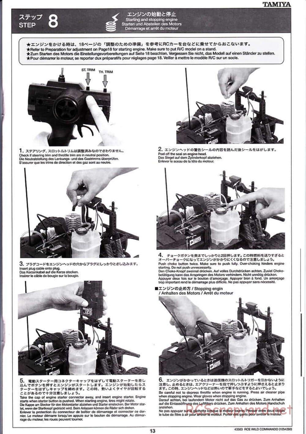 Tamiya - Wild Commando - TGM-02 Chassis - Manual - Page 13