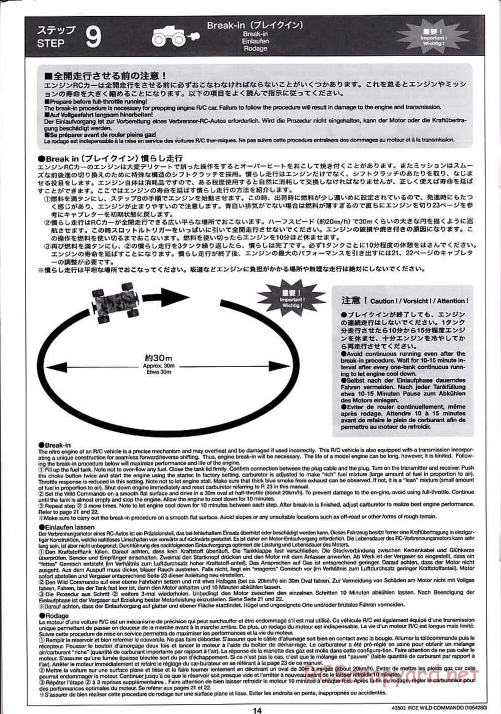 Tamiya - Wild Commando - TGM-02 Chassis - Manual - Page 14