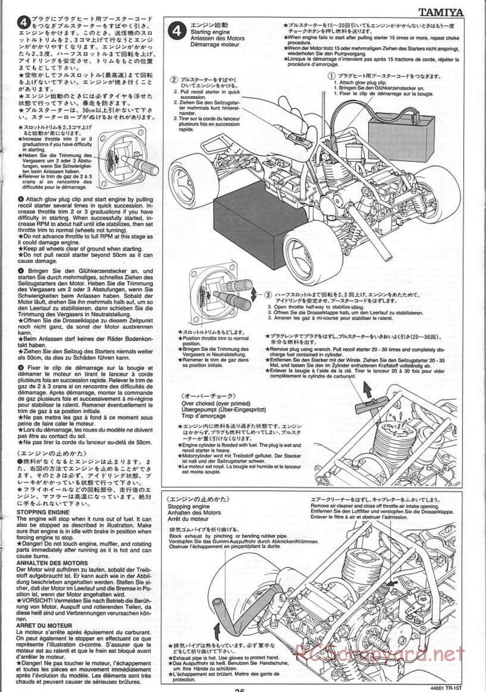 Tamiya - Stadium Racing Truck TR-15T Chassis - Manual - Page 25