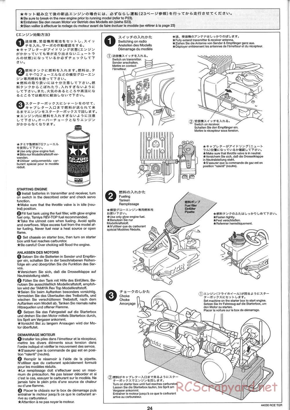 Tamiya - TGR Chassis - Manual - Page 24