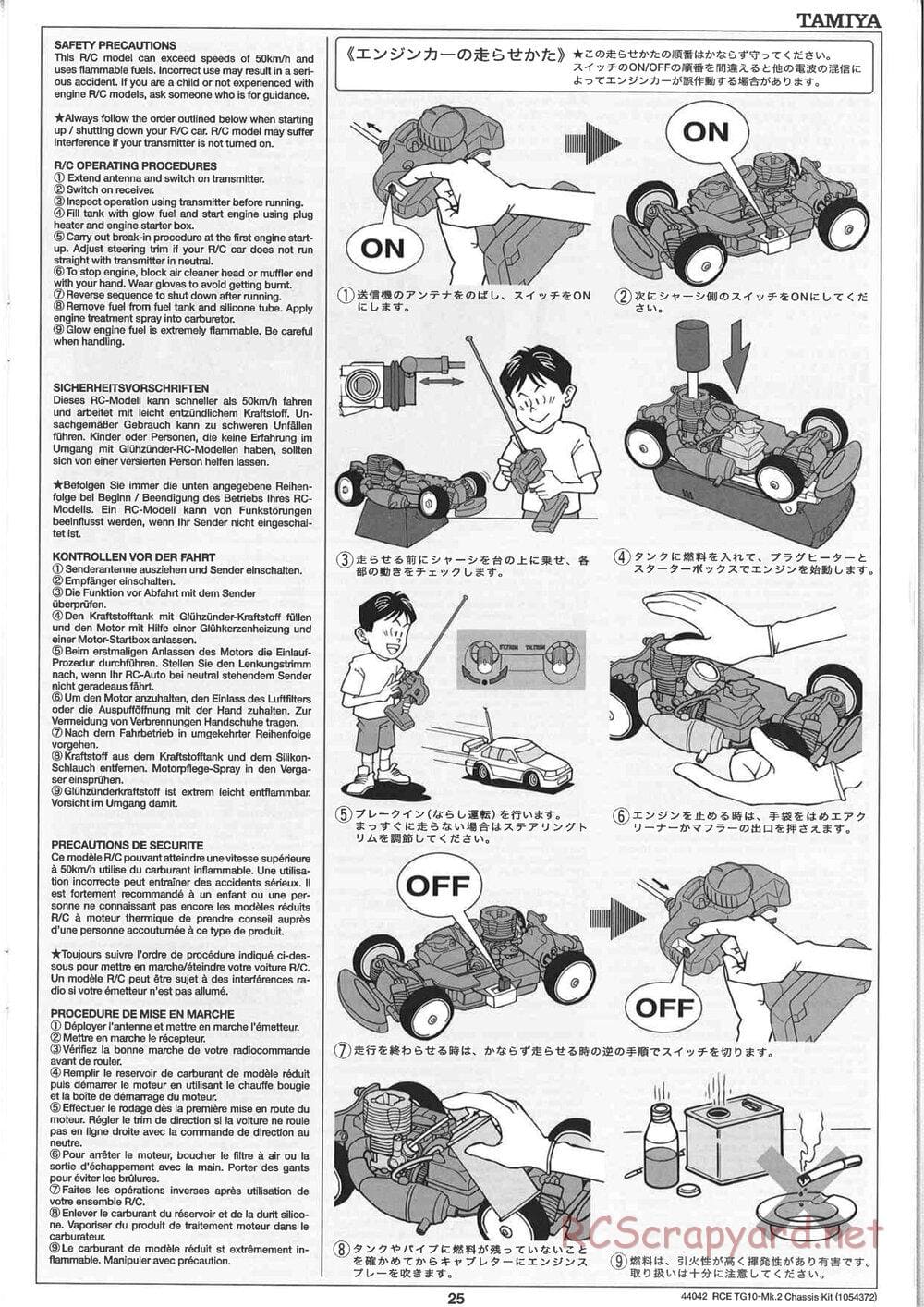 Tamiya - TG10 Mk.2 Chassis - Manual - Page 25