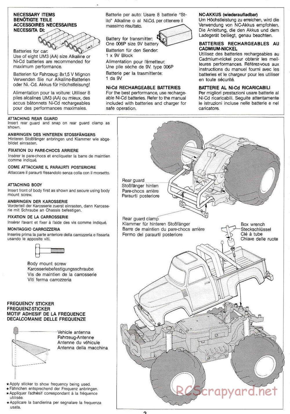Tamiya - Midnight Pumpkin QD Chassis - Manual - Page 2