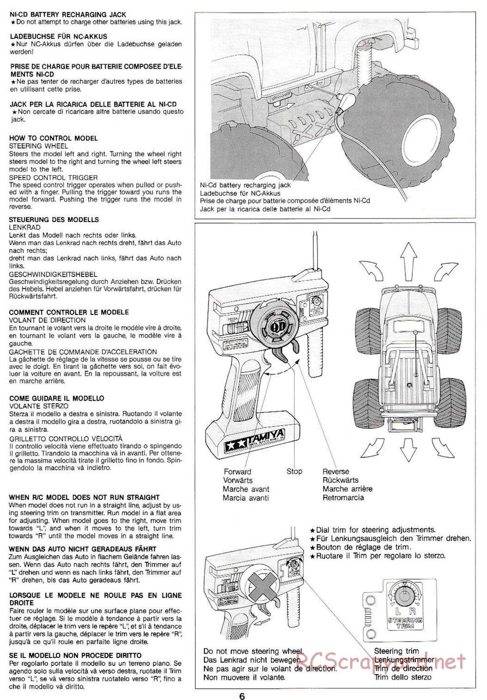 Tamiya - Midnight Pumpkin QD Chassis - Manual - Page 6