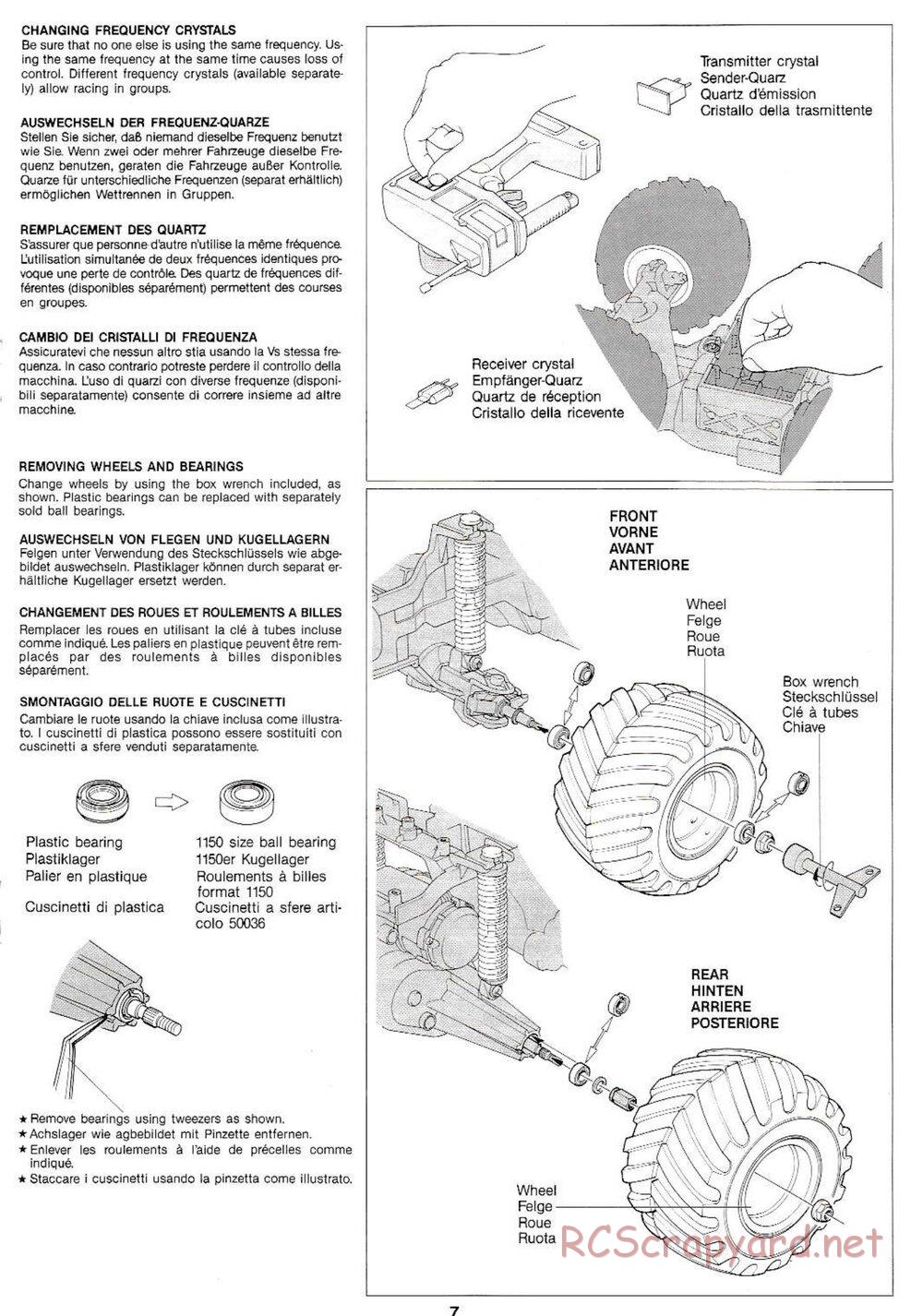 Tamiya - Midnight Pumpkin QD Chassis - Manual - Page 7