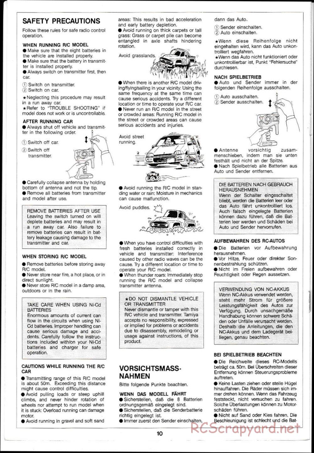 Tamiya - Midnight Pumpkin QD Chassis - Manual - Page 10