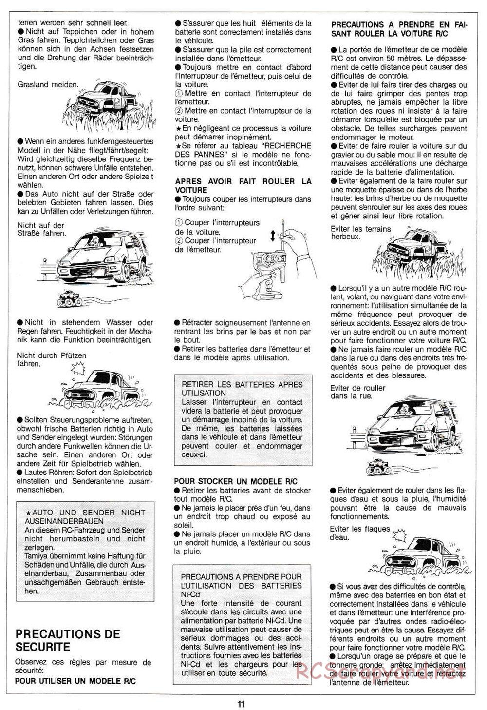 Tamiya - Midnight Pumpkin QD Chassis - Manual - Page 11
