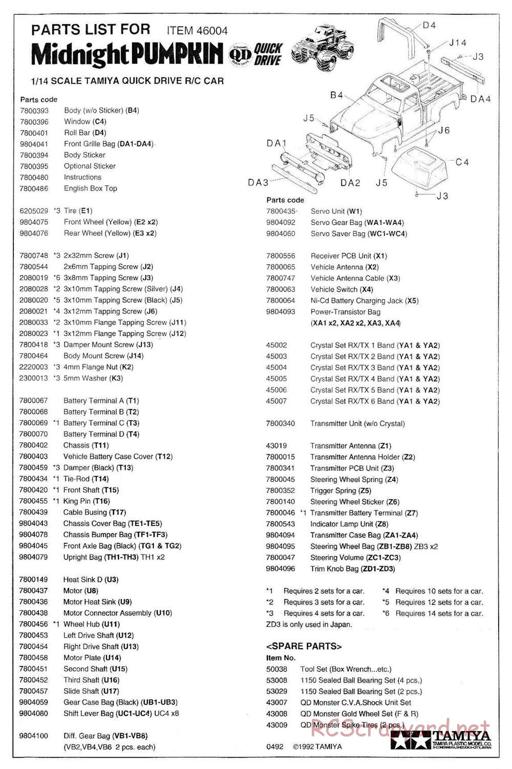 Tamiya - Midnight Pumpkin QD Chassis - Manual - Page 13