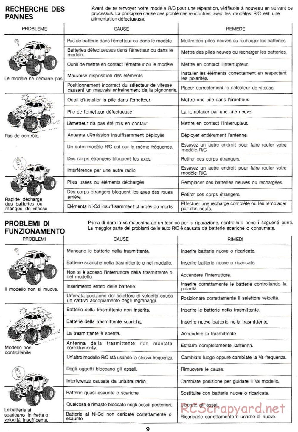 Tamiya - Monster Beetle QD Chassis - Manual - Page 9