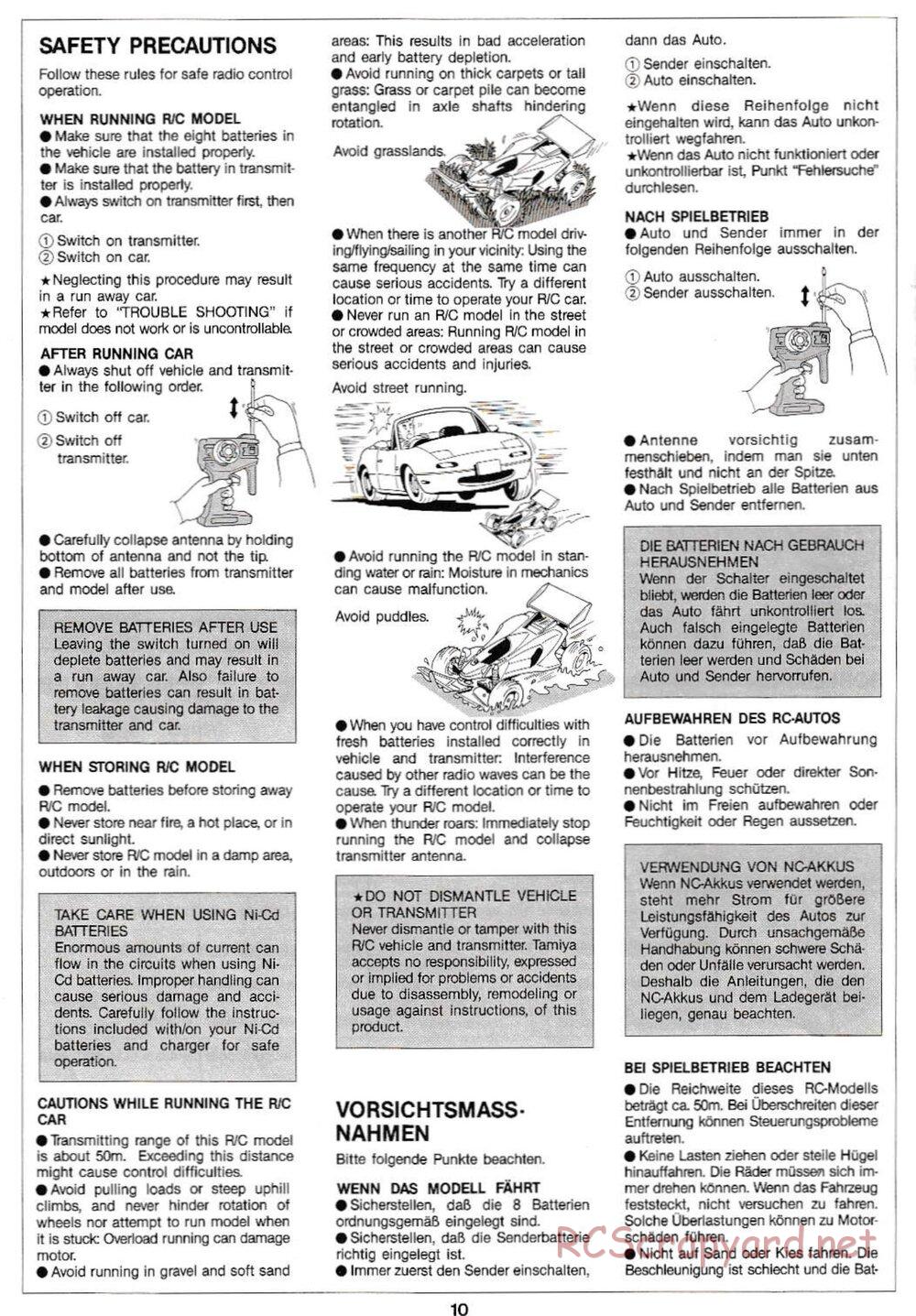 Tamiya - Manta Ray QD Chassis - Manual - Page 10