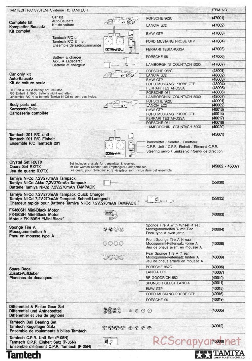 Tamiya - Tamtech - Lamborghini Countach 5000 Chassis - Manual - Page 18