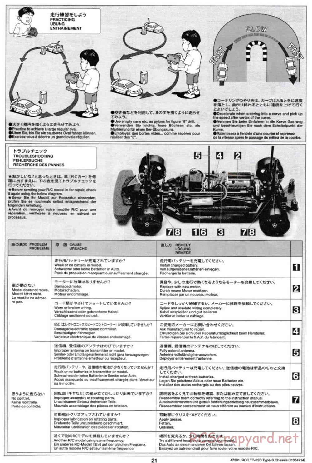 Tamiya - TT-02D Type-S Chassis - Manual - Page 21
