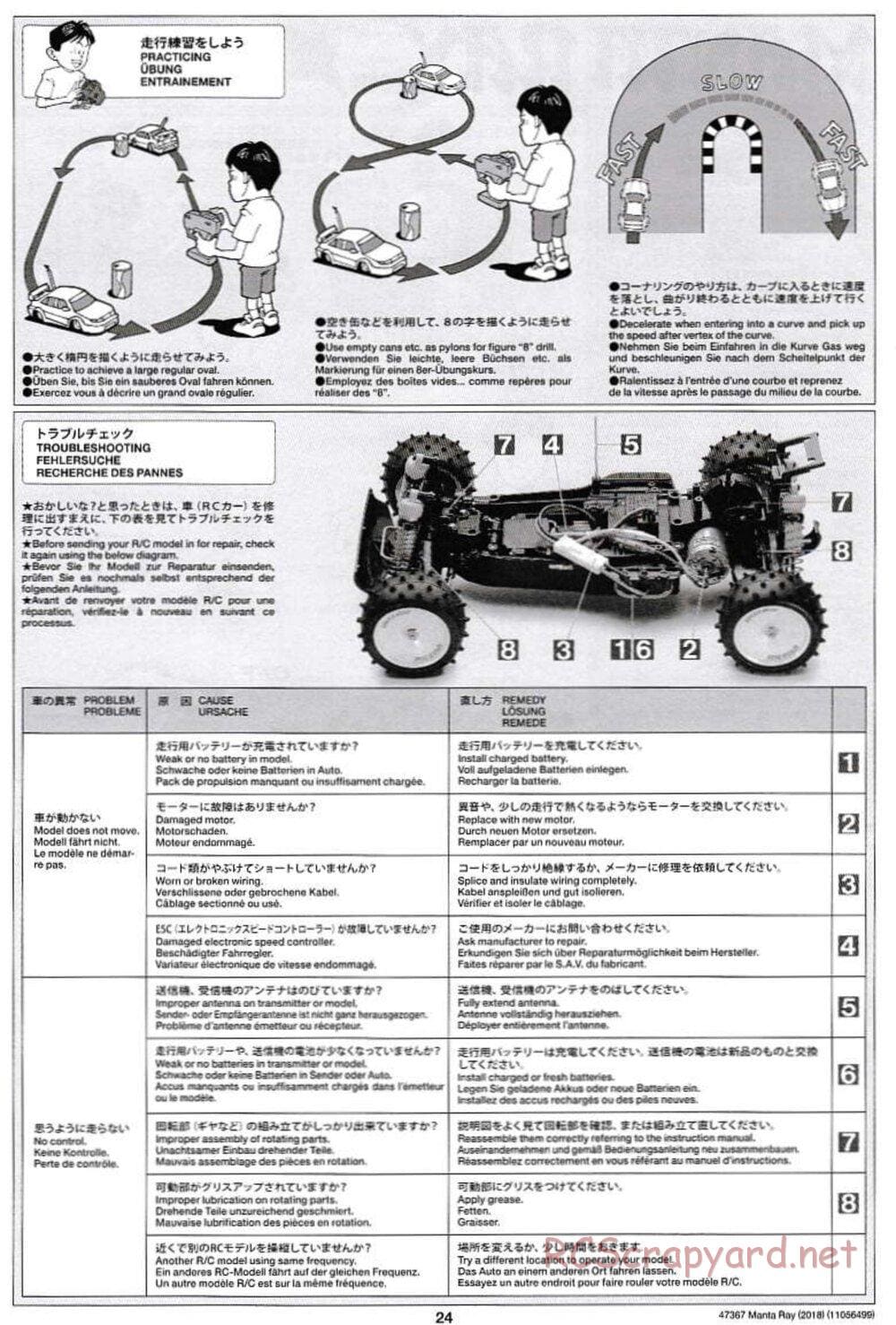 Tamiya - Manta Ray 2018 - DF-01 Chassis - Manual - Page 24