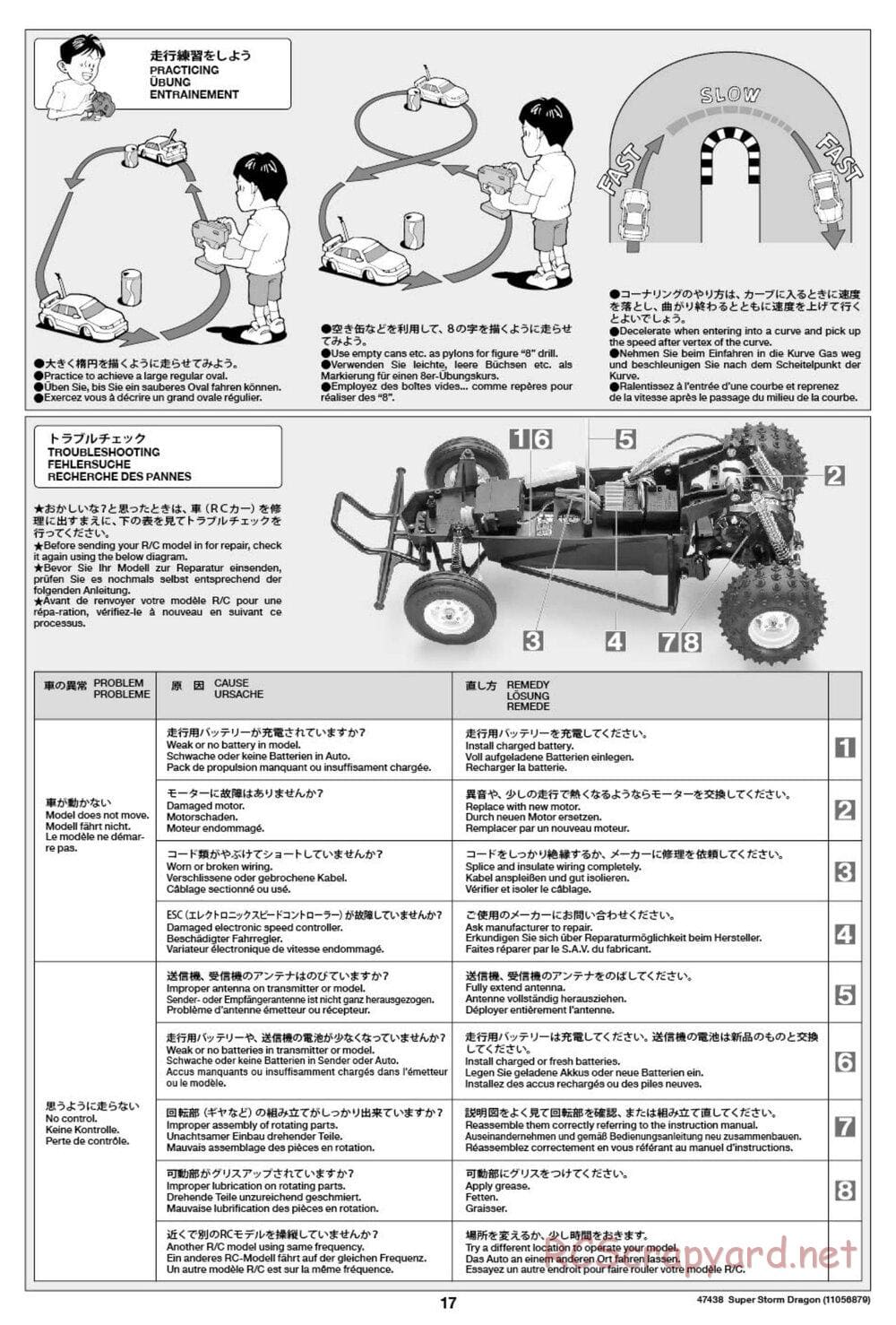 Tamiya - Super Storm Dragon Chassis - Manual - Page 17
