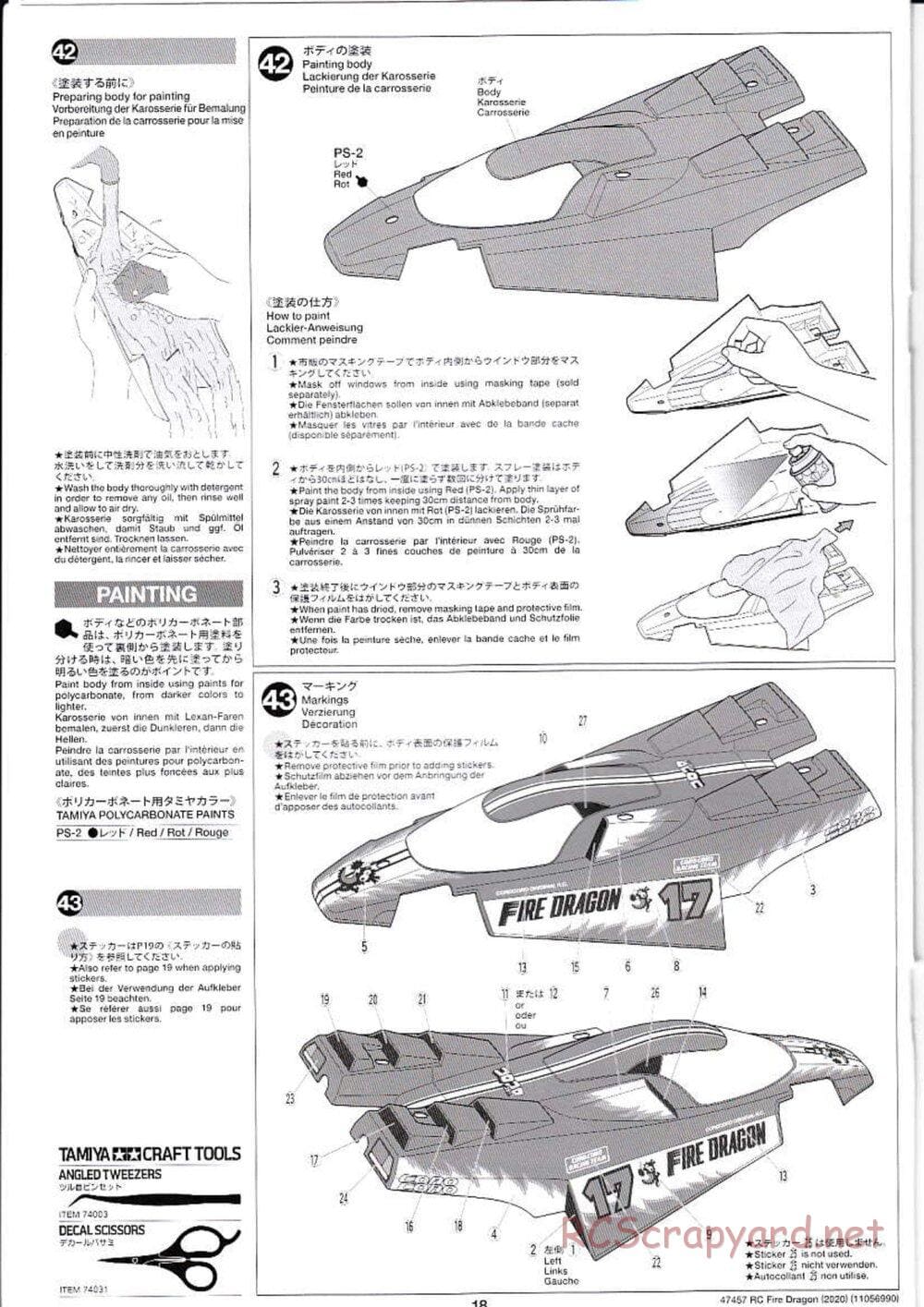 Tamiya - Fire Dragon (2020) Chassis - Manual - Page 18