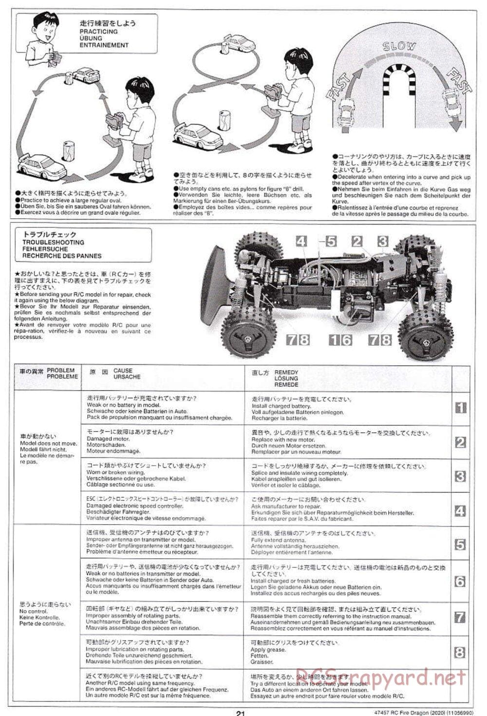 Tamiya - Fire Dragon (2020) Chassis - Manual - Page 21