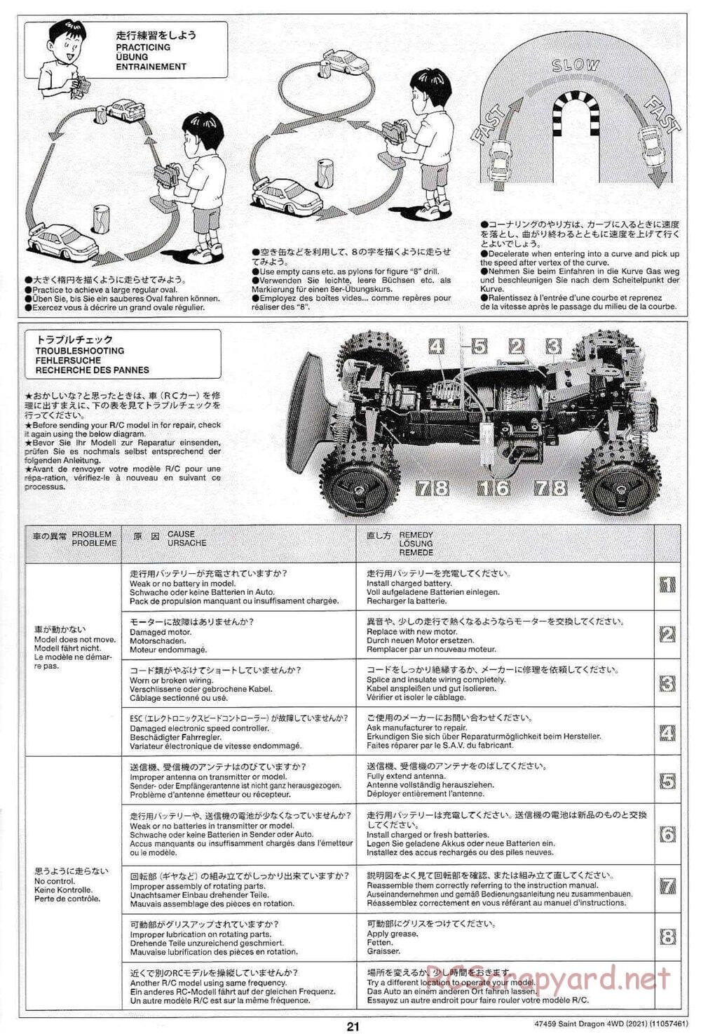 Tamiya - Saint Dragon (2021) Chassis - Manual - Page 21