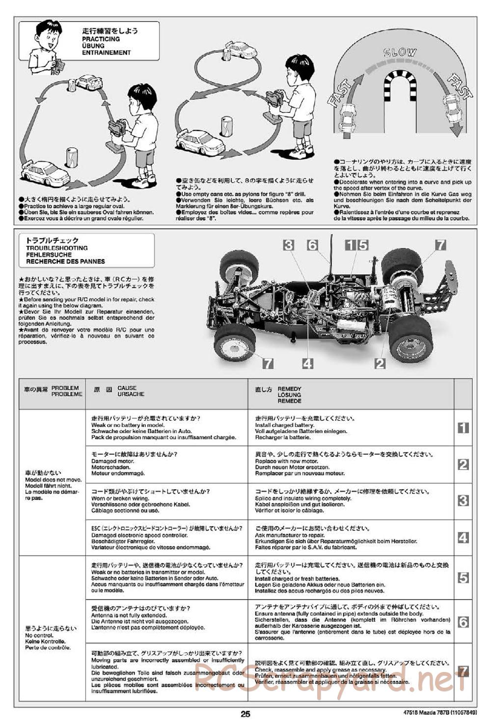 Tamiya - Mazda 787B - Group-C Chassis - Manual - Page 25