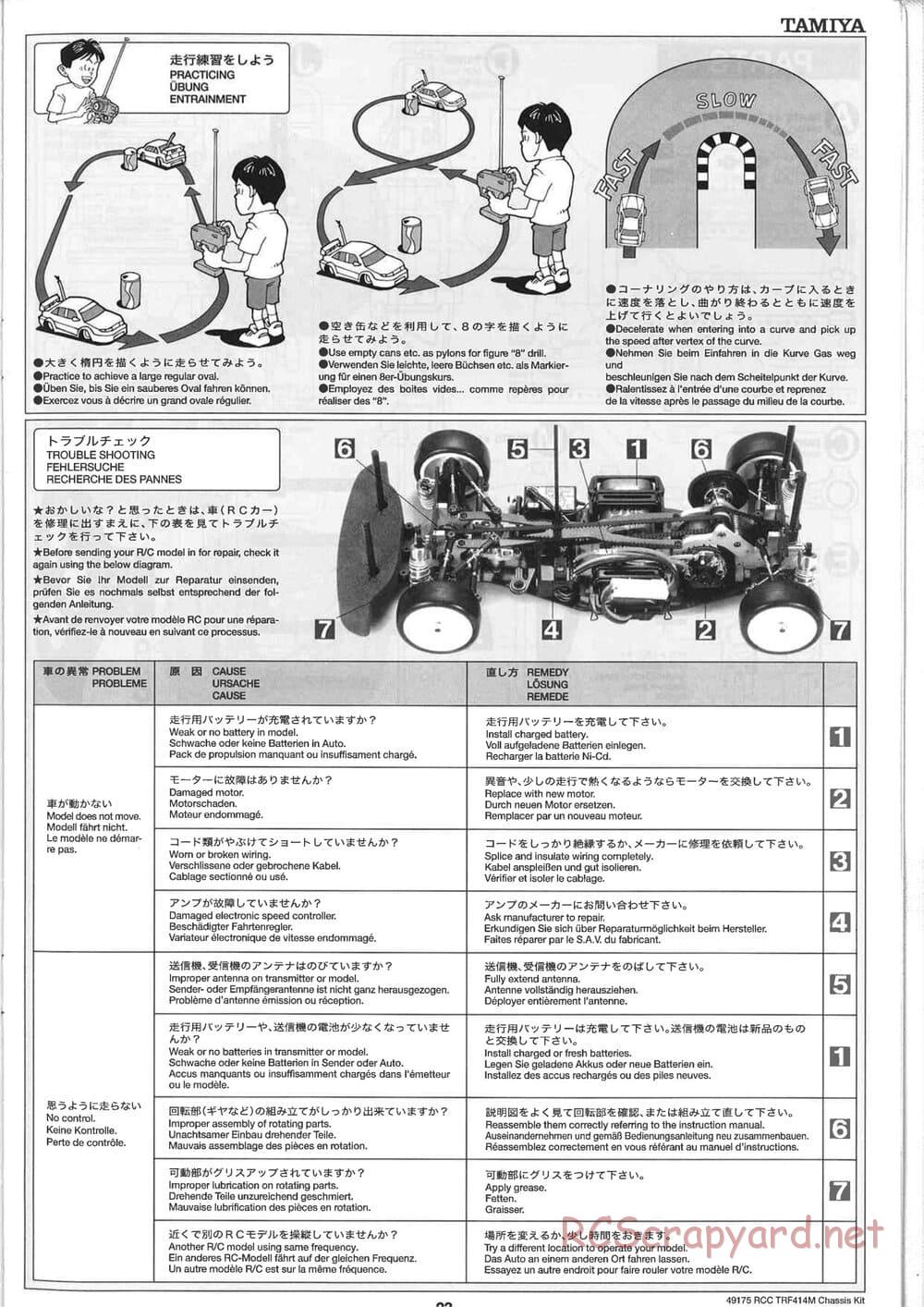 Tamiya - TRF414M Chassis - Manual - Page 23