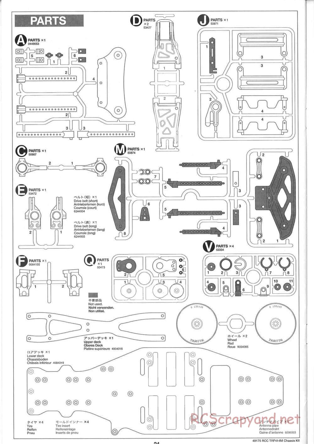 Tamiya - TRF414M Chassis - Manual - Page 24