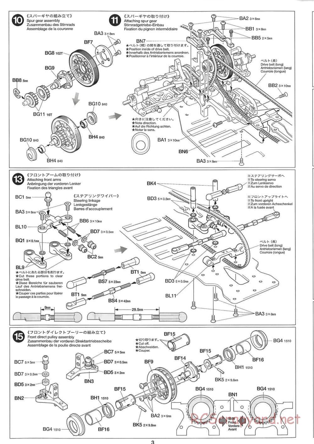 Tamiya - TRF415-MSX Marc Rheinard Edition Chassis - Manual - Page 3