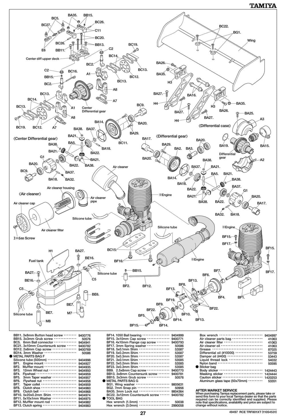 Tamiya - TRF801Xt Performance Package Version Chassis - Manual - Page 27