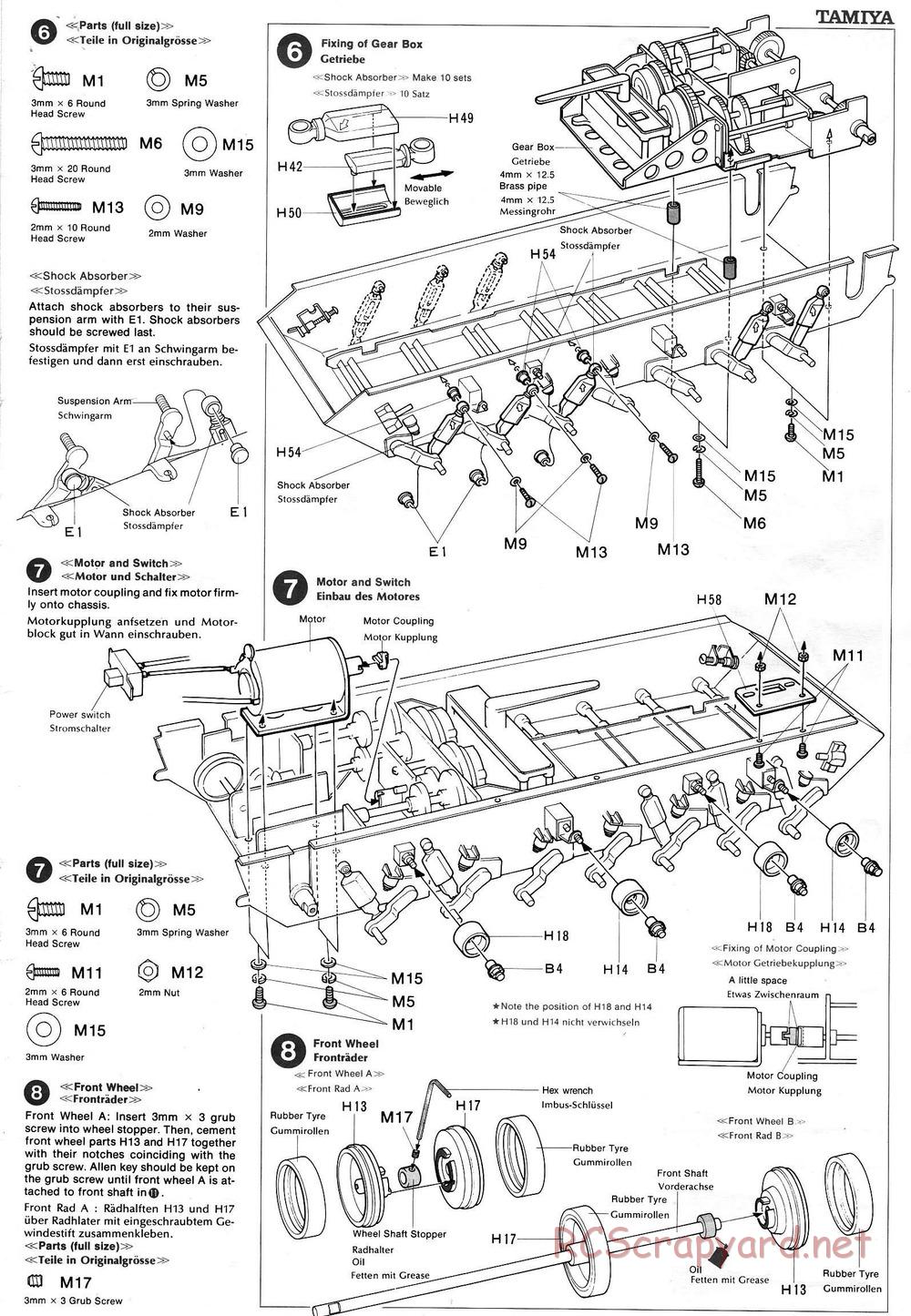 Tamiya - Flakpanzer Gepard - 1/16 Scale Chassis - Manual - Page 5