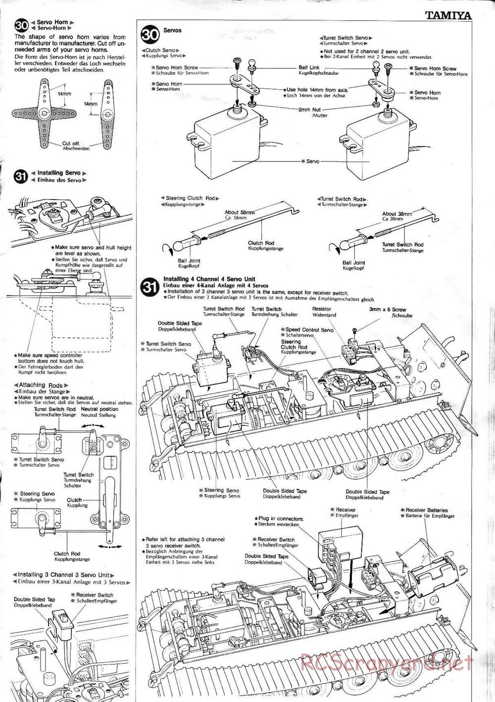 Tamiya - King Tiger (Production Turret) - 1/16 Scale Chassis - Manual - Page 13